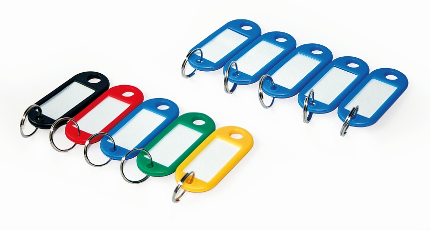 Zawieszka do kluczy 100szt. niebieski